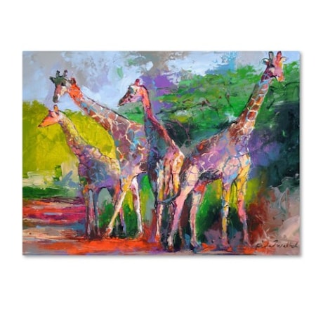 Richard Wallich 'Art Girraffe' Canvas Art,18x24